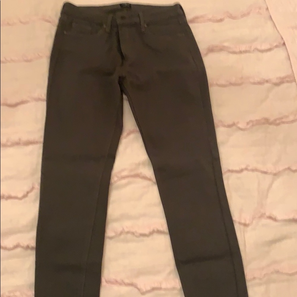 Brand new ! JUST BLACK. Olive green skinny jeans